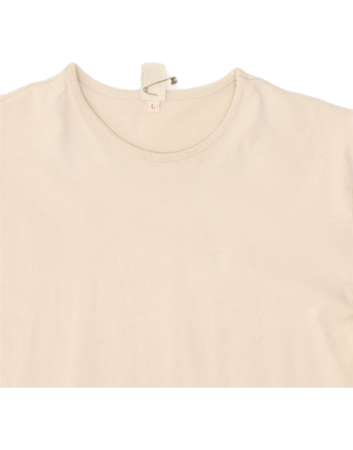 NORTH SAILS Womens Top Long Sleeve UK 14 Large Beige | Vintage North Sails | Thrift | Second-Hand North Sails | Used Clothing | Messina Hembry 