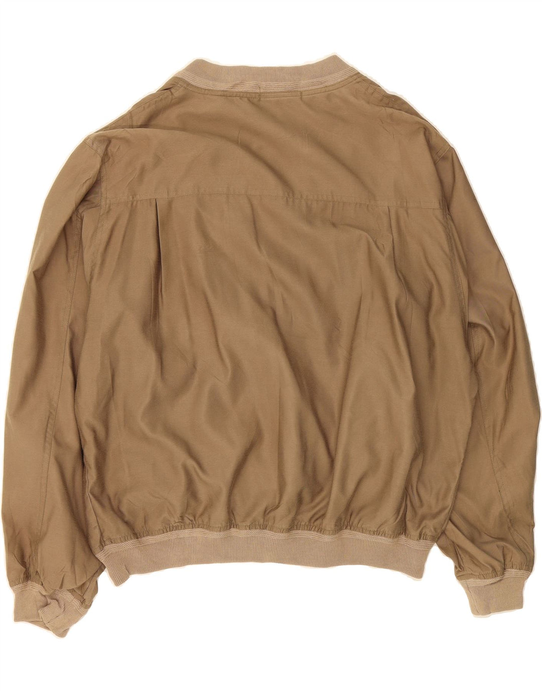 VINTAGE Mens Bomber Jacket UK 42 XL Brown Vintage Vintage and Second-Hand Vintage from Messina Hembry 