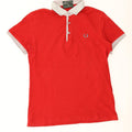 Męska koszulka polo do rugby Fred Perry, duża, czerwona, bawełniana