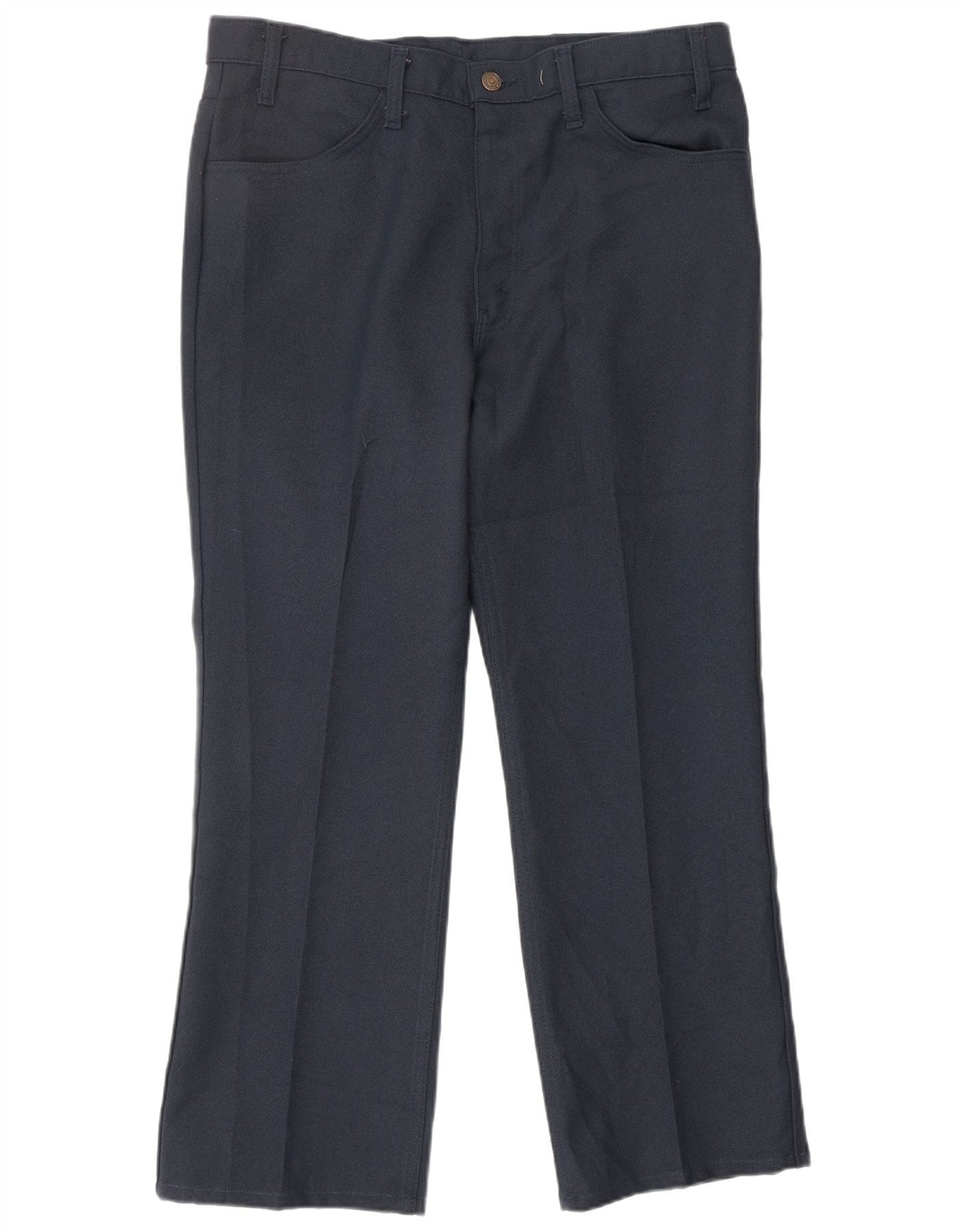 Męskie proste spodnie codzienne LEVI'S W36 L30 Granatowy poliester