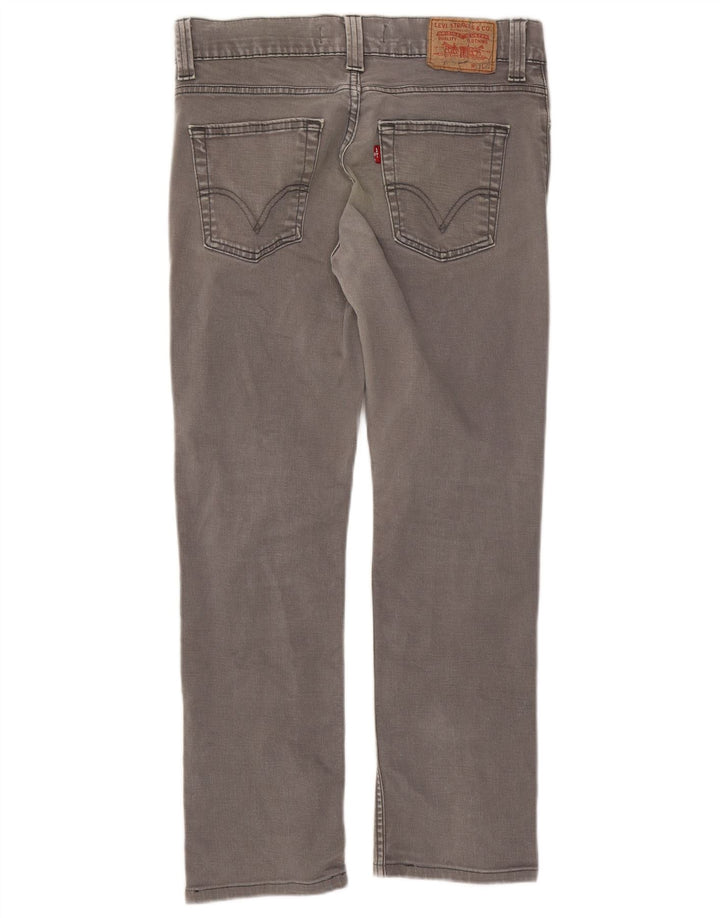 Damskie jeansy Levi's 511 Slim W32 L28 Szara bawełna
