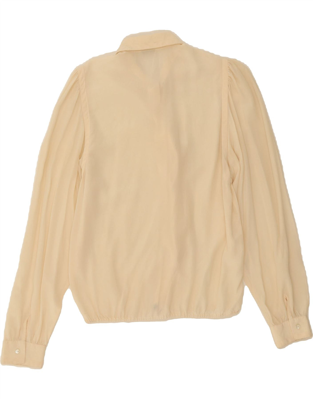 VINTAGE Womens Shirt Blouse IT 48 XL Beige Vintage Vintage and Second-Hand Vintage from Messina Hembry 