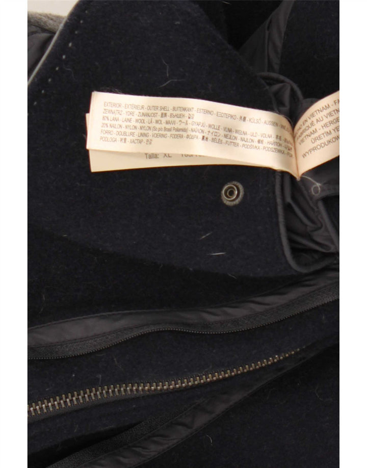 Męska marynarka zapinana na 4 guziki Massimo Dutti UK 42 XL Granatowa wełna