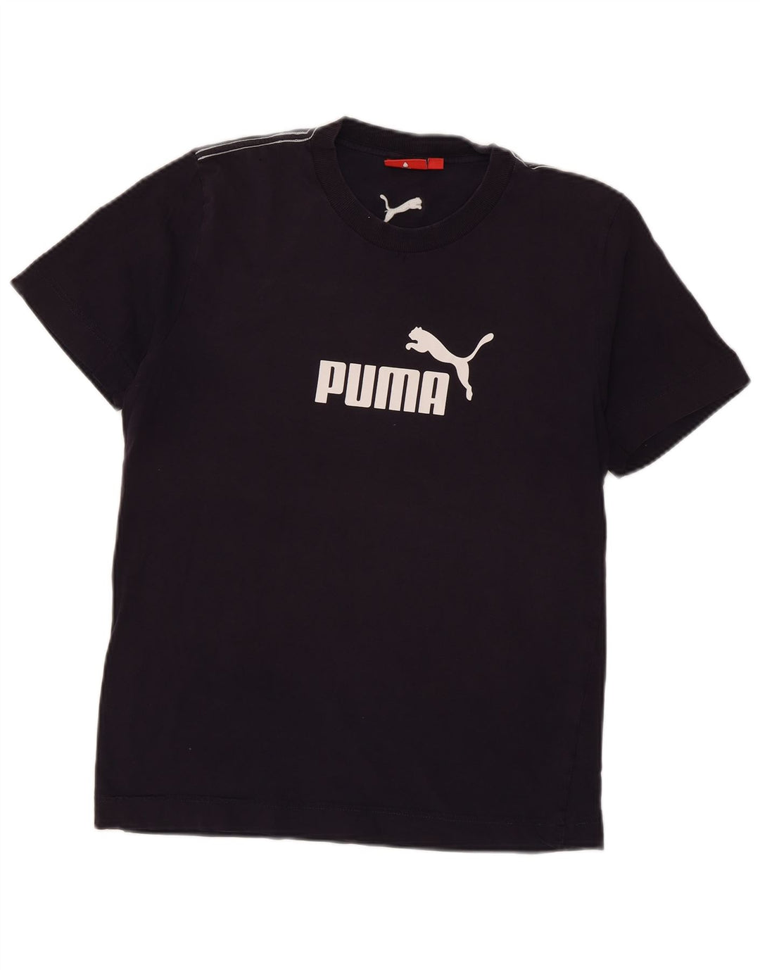Męska koszulka z grafiką Puma, średnia, granatowa, bawełniana