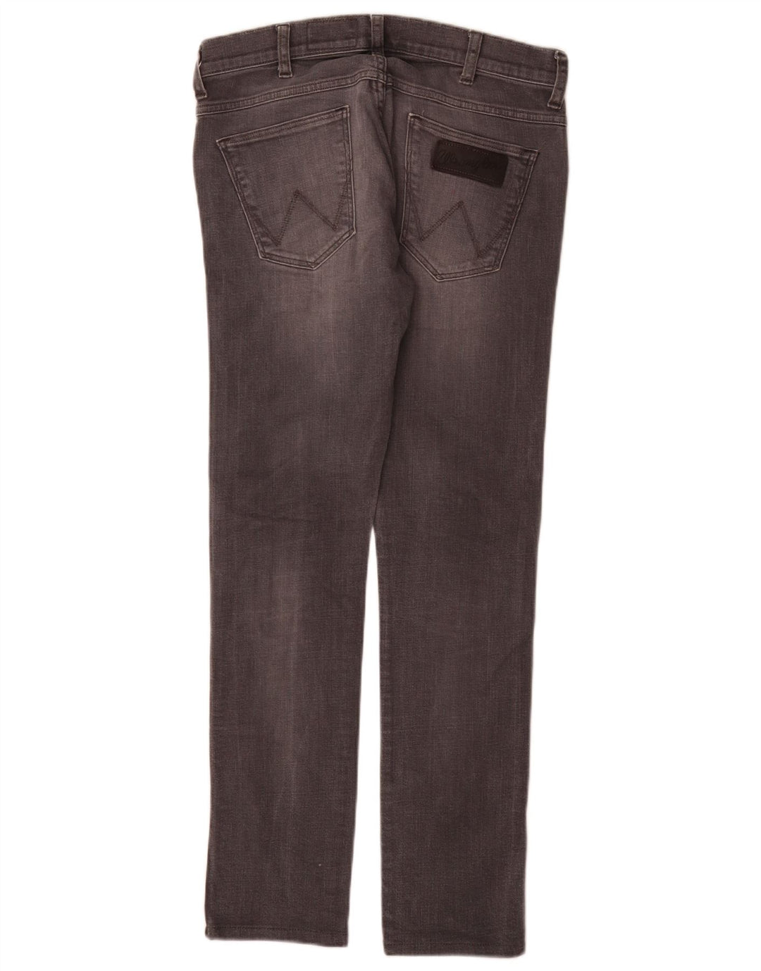 Damskie jeansy Wrangler W30 L31 Szara bawełna