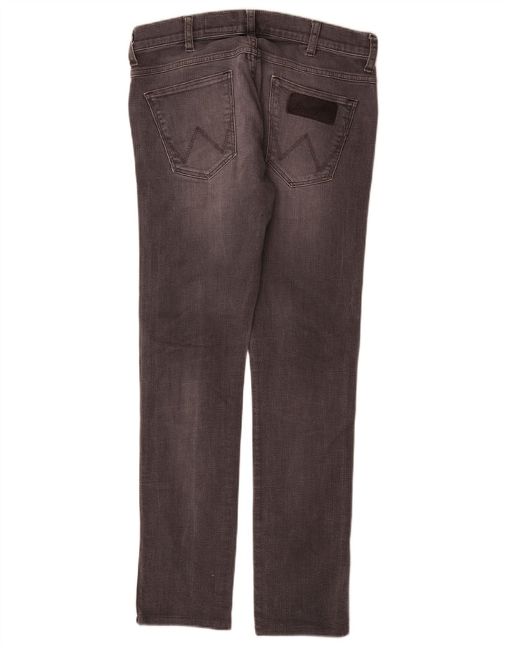 Damskie jeansy Wrangler W30 L31 Szara bawełna