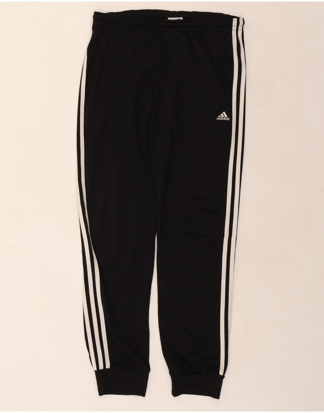 Męskie spodnie dresowe Adidas Joggers UK 38/40 Średni czarny poliester