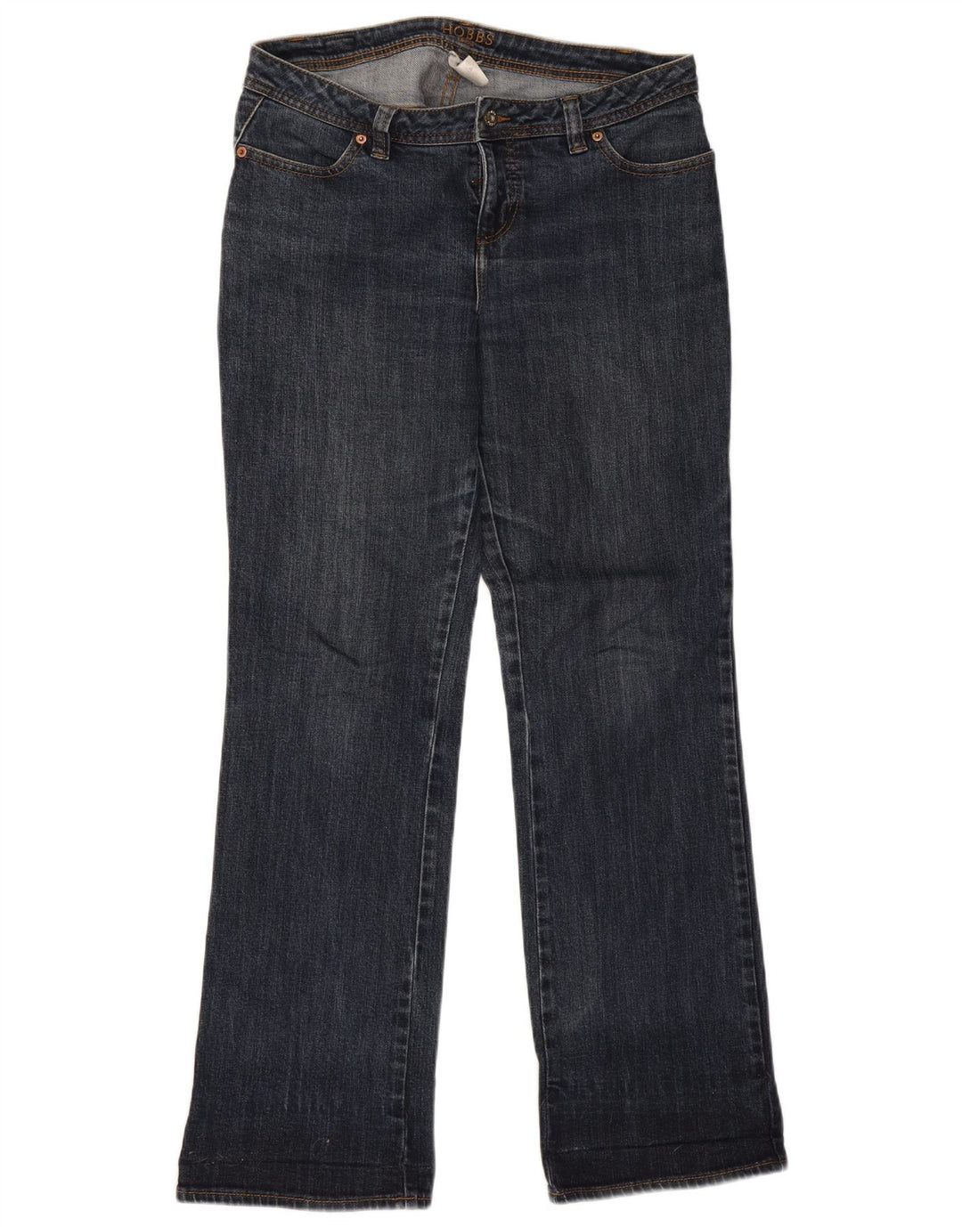 Damskie jeansy Bootcut Hobbs UK 12 Medium W32 L32 Granatowa bawełna