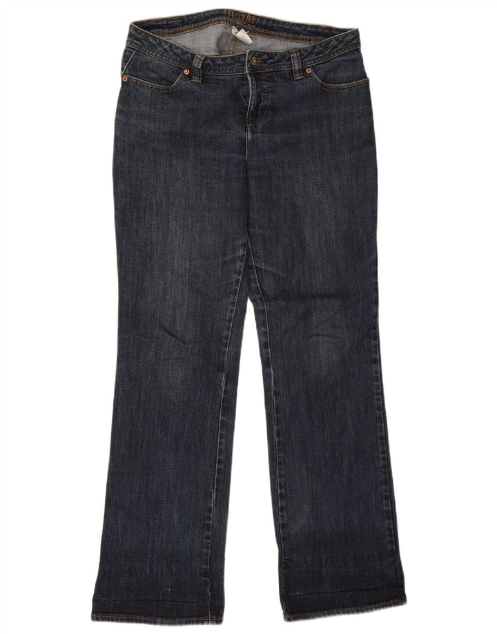 Damskie jeansy Bootcut Hobbs UK 12 Medium W32 L32 Granatowa bawełna