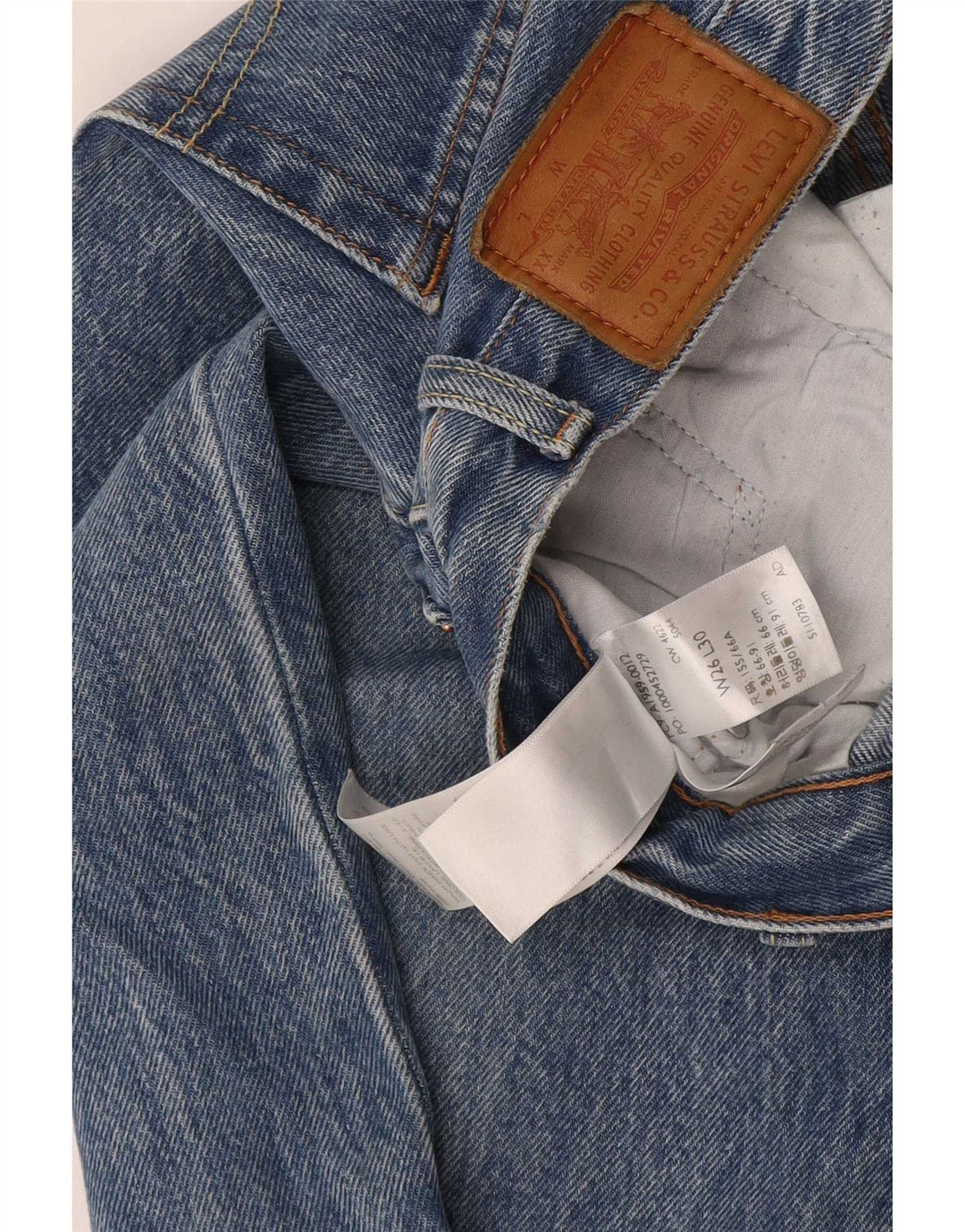 Męskie proste dżinsy Levi's W26 L30 Niebieskie bawełniane