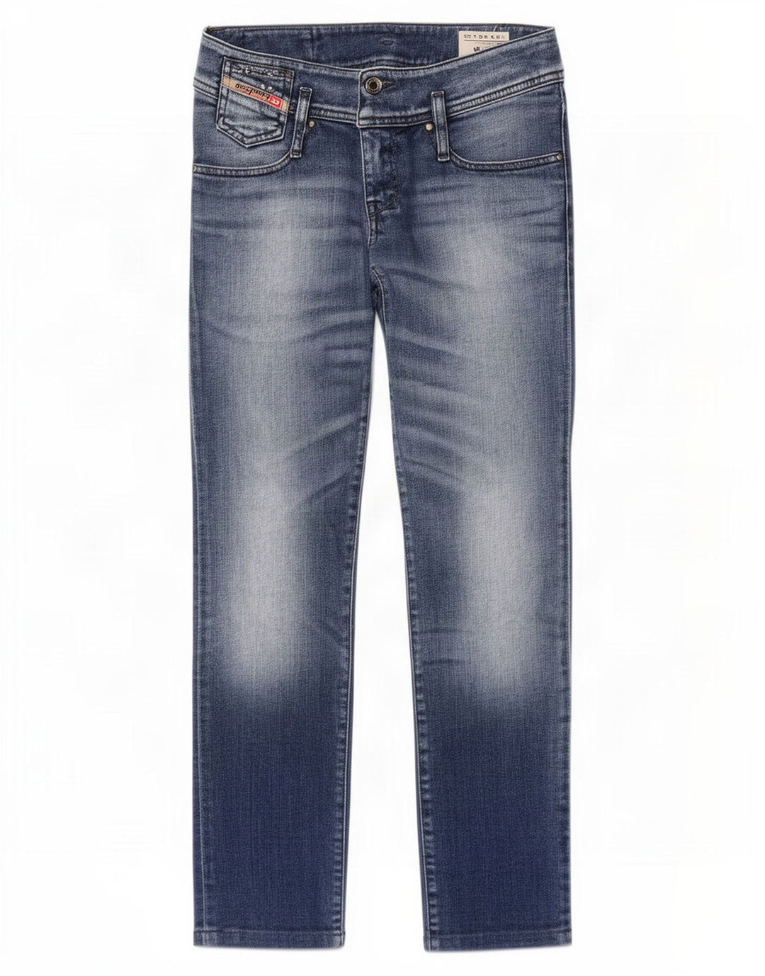 Damskie jeansy Diesel Matic Slim W26 L28 Niebieskie bawełniane