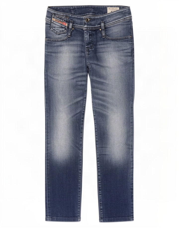 Damskie jeansy Diesel Matic Slim W26 L28 Niebieskie bawełniane