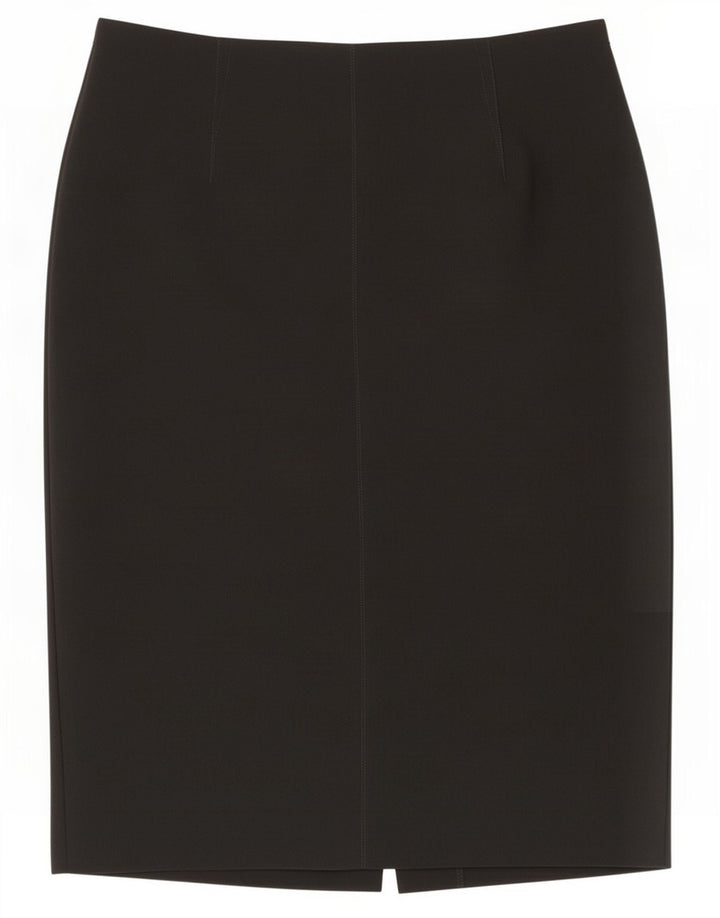 Marks & Spencer Damska spódnica ołówkowa UK 14 Large W32 Czarny poliester