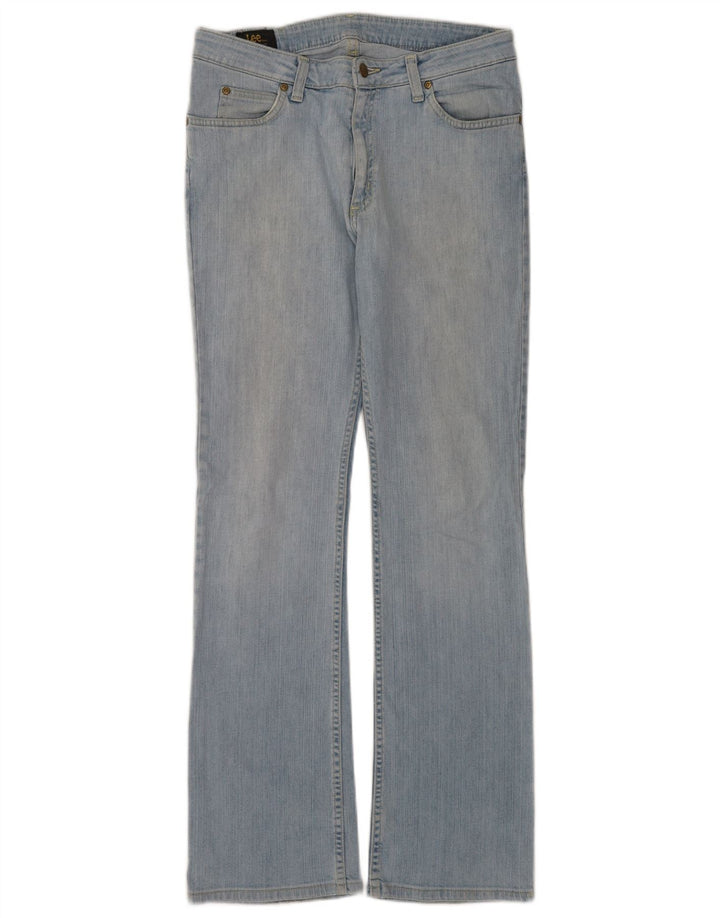 Damskie jeansy Lee Cameron Straight W32 L33 Niebieskie bawełniane