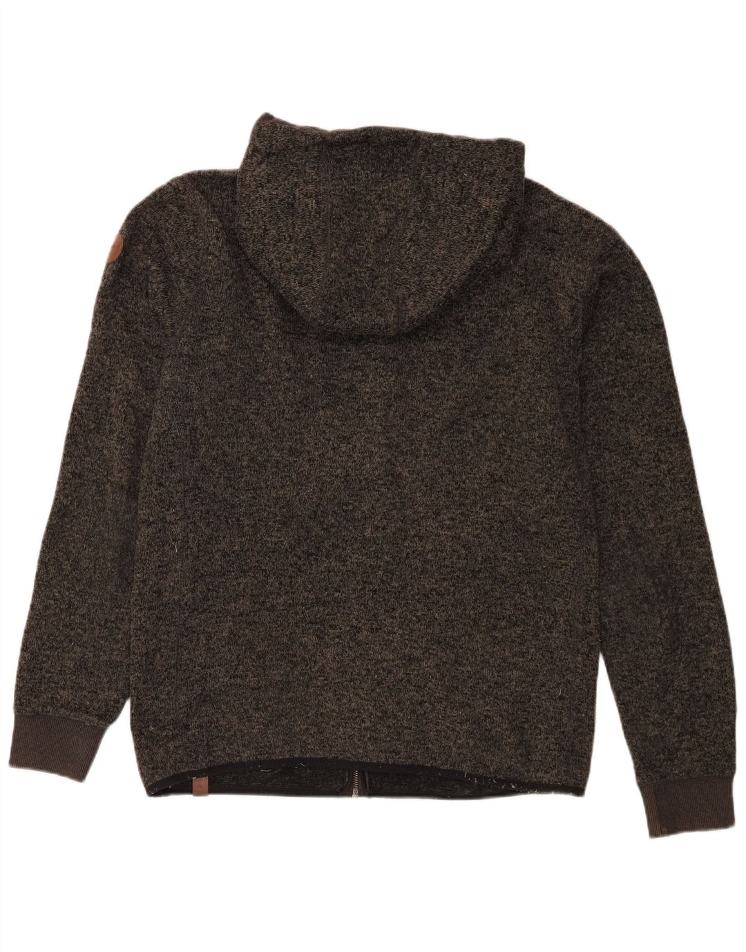 Męski sweter z kapturem i zamkiem błyskawicznym Quiksilver Średni szary, nakrapiany poliester
