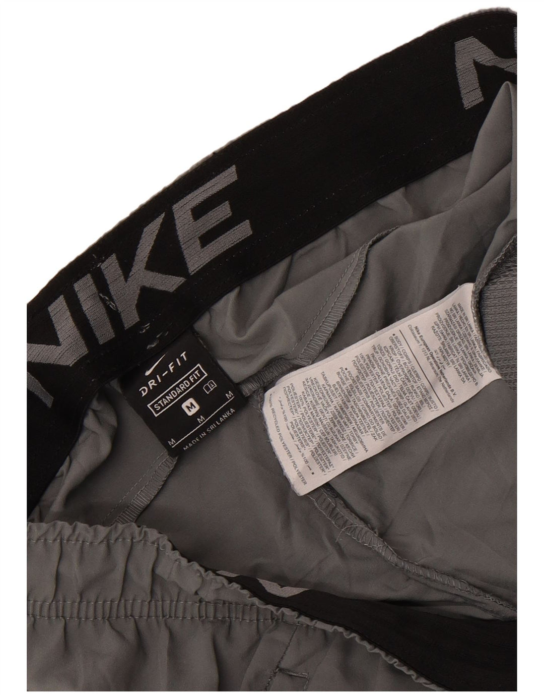 Męskie spodenki sportowe Nike Dri Fit Standard Fit, średnioszary poliester