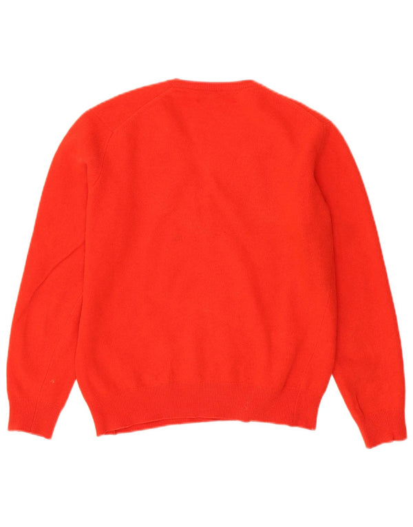 Damski sweter typu Crop Oversize z dekoltem w kształcie litery V PRINGLE IT 40 Small Red