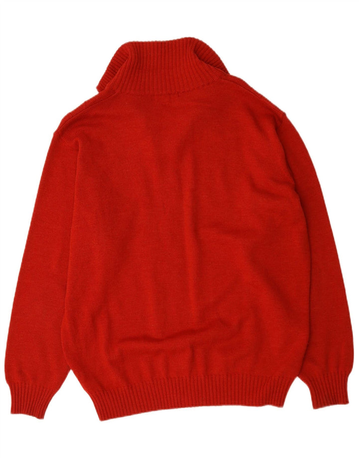 Sweter męski Pierre Cardin, duży, czerwony, wełniany