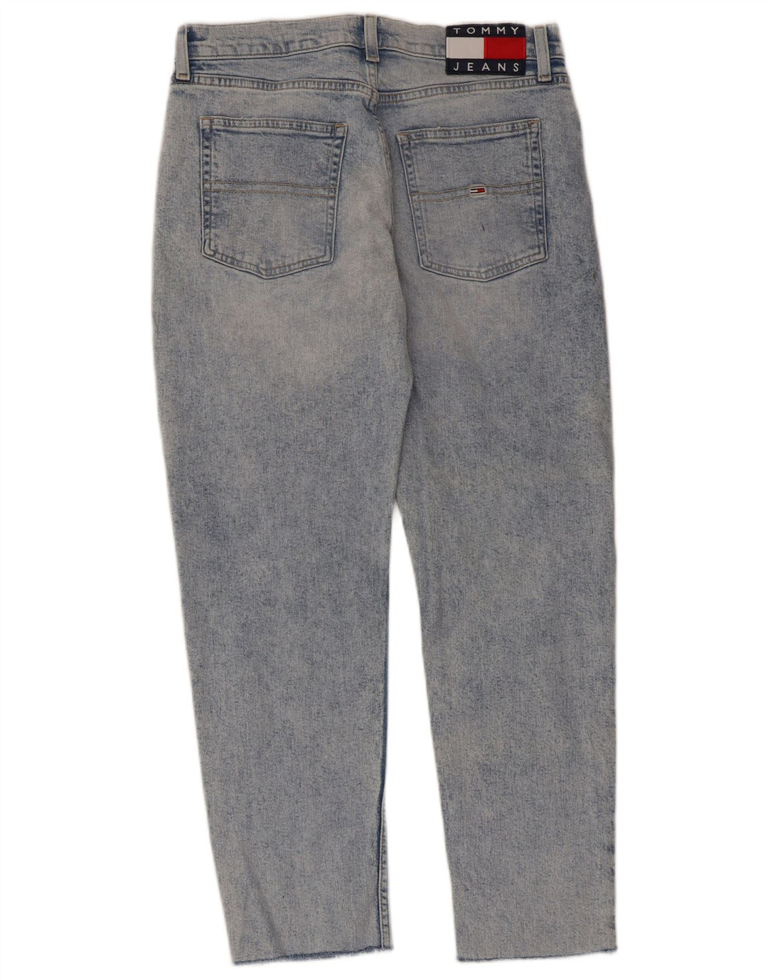 Damskie proste dżinsy TOMMY HILFIGER W28 L26 Niebieska bawełna