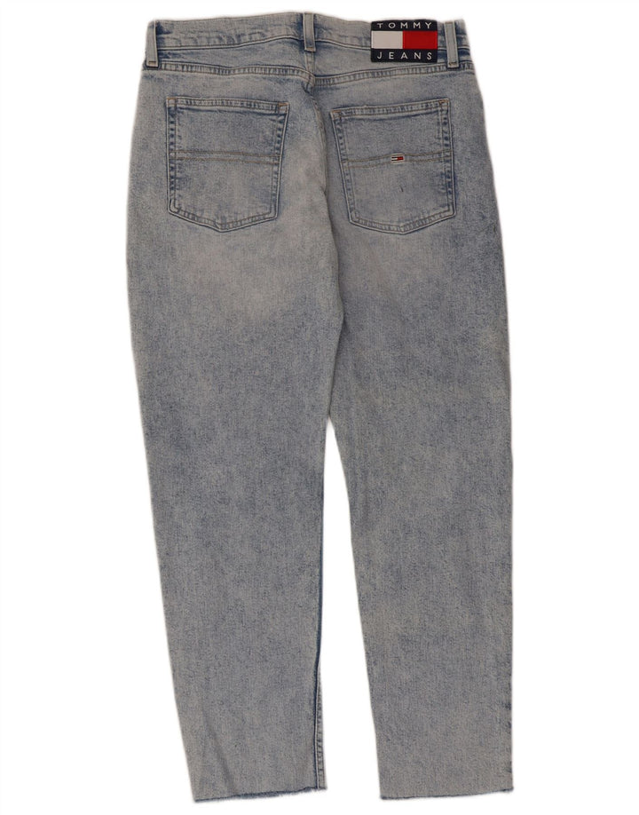 Damskie proste dżinsy TOMMY HILFIGER W28 L26 Niebieska bawełna