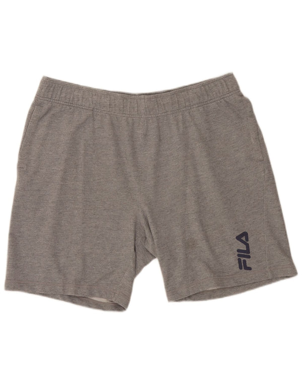 Męskie spodenki sportowe Fila XL, szare, nakrapiane