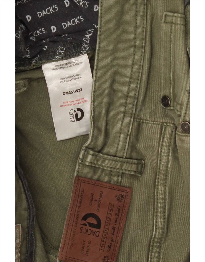 Dack's Męskie jeansy slim IT 50 Large W34 L30 Khaki Cotton