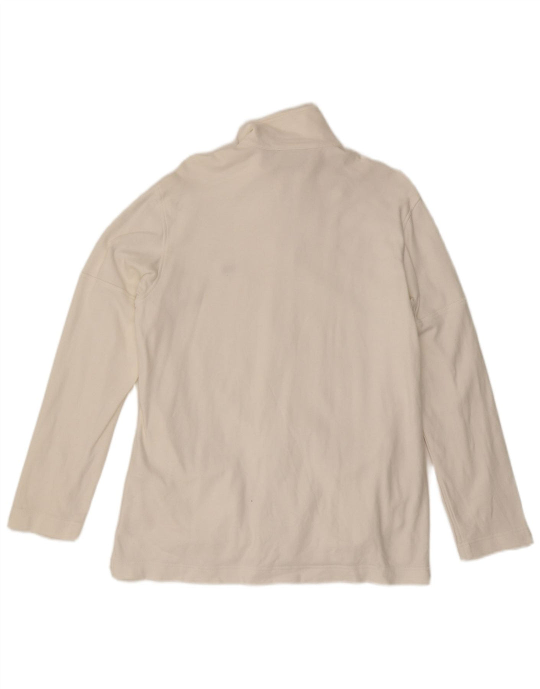 ARENA Womens Tracksuit Top Jacket UK 14 Large White Cotton