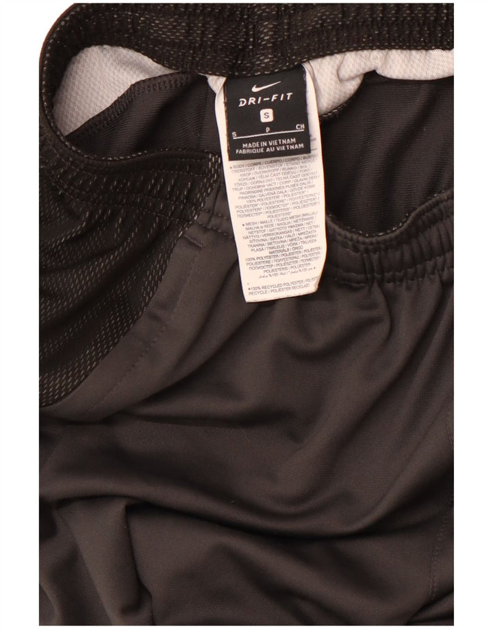 Męskie spodnie dresowe NIKE Dri Fit, małe, czarne, poliestrowe