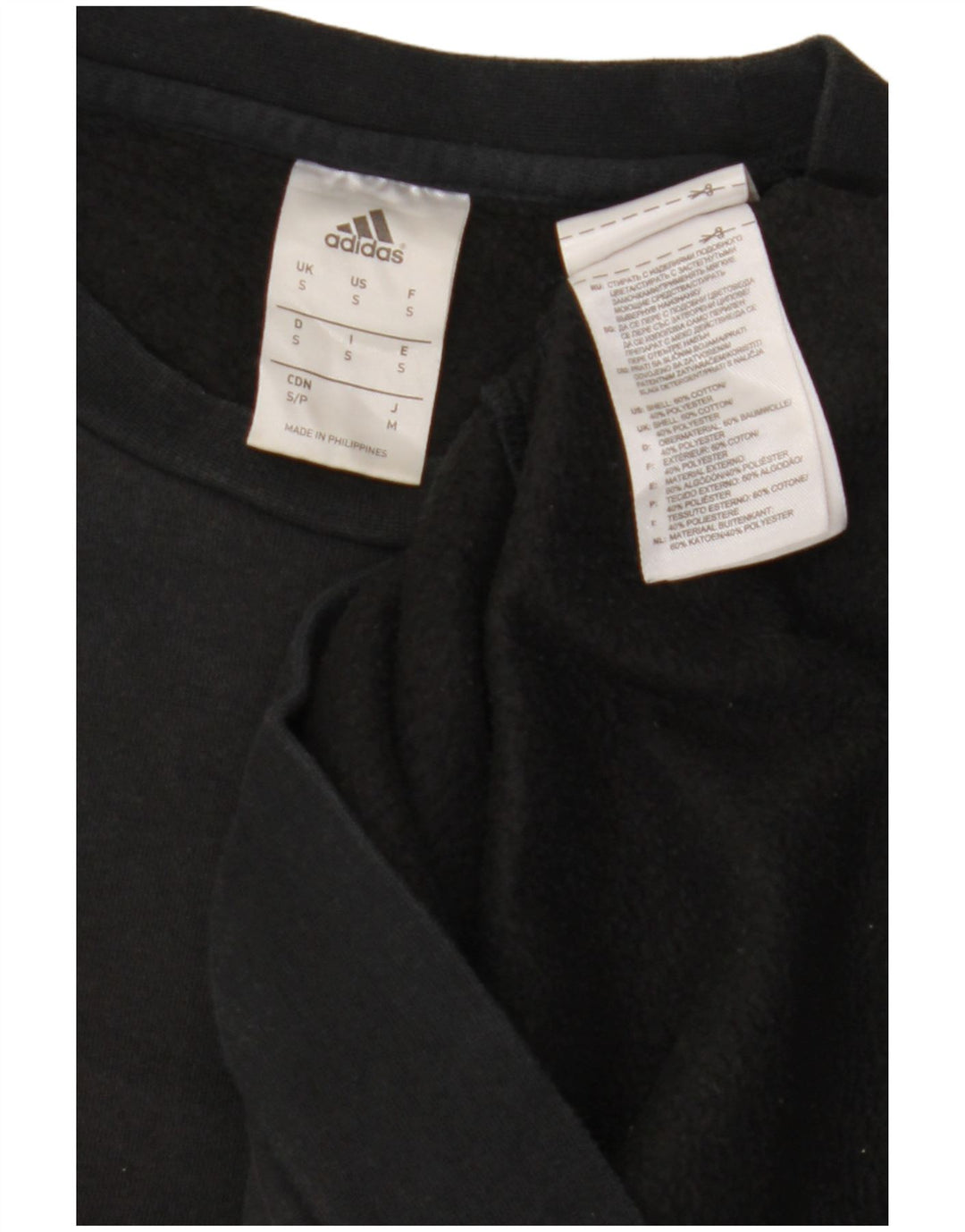 Adidas Męska Bluza Sweter Mała Czarna Bawełna