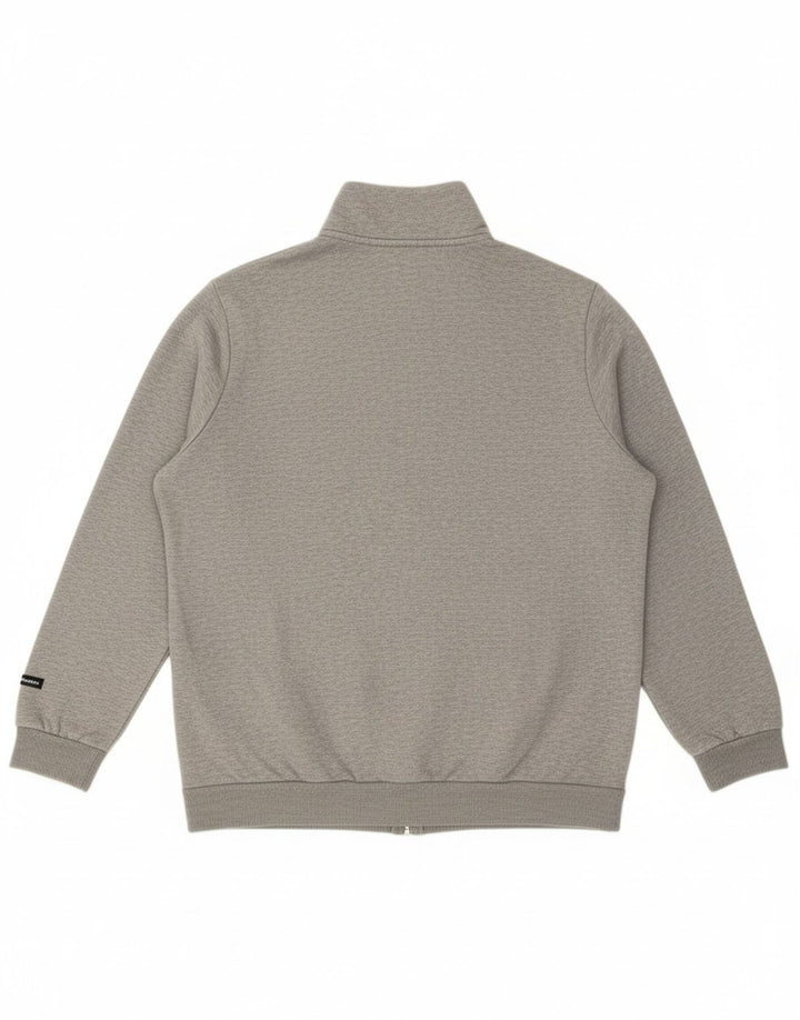 PUMA Mens Tracksuit Top Jacket Large Grey Cotton