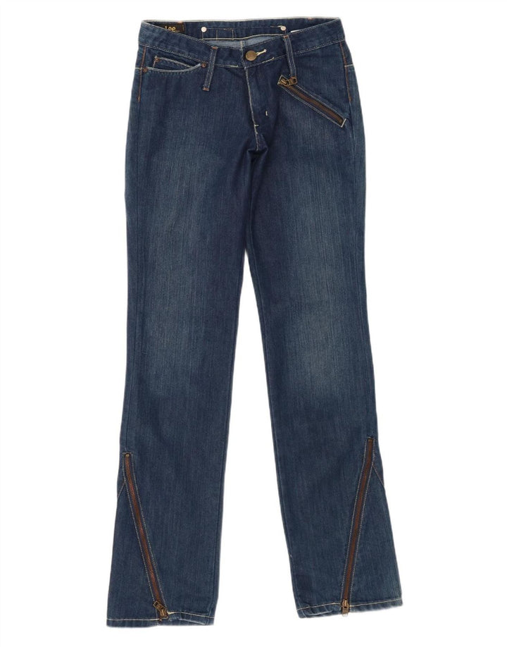 Damskie jeansy Lee Bootcut W28 L33, niebieskie, bawełniane