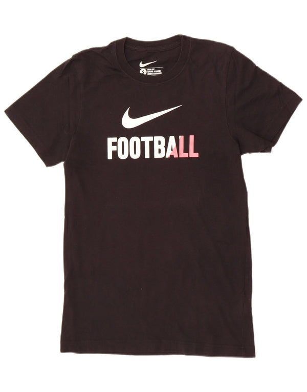 Męski T-shirt Nike Slim Fit z grafiką, mały, czarny, bawełniany