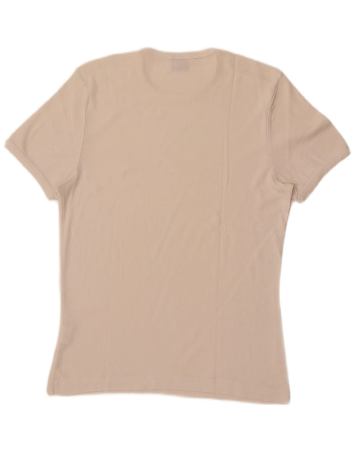 T-shirt damski Lee Top UK 14, duży, biały, bawełniany