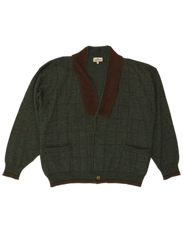 Sweter męski Cerruti 1881 UK 44 XL w zieloną kratkę