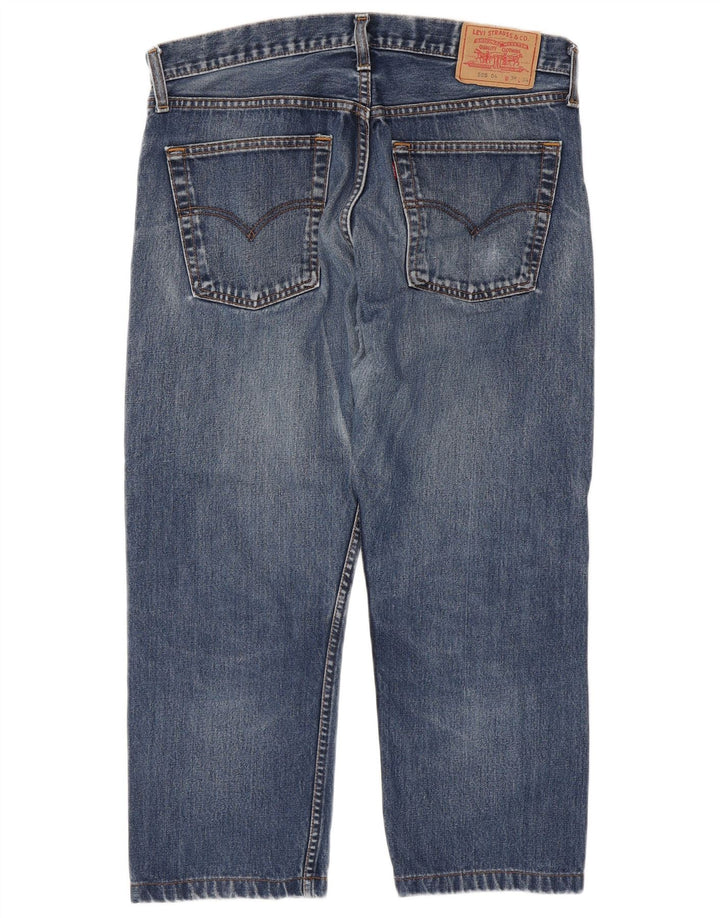 Męskie jeansy LEVI'S 505, proste, W36 L24, niebieska bawełna