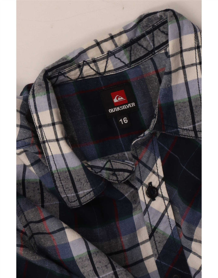 Koszula flanelowa Quiksilver chłopięca 15-16 lat w granatową kratkę