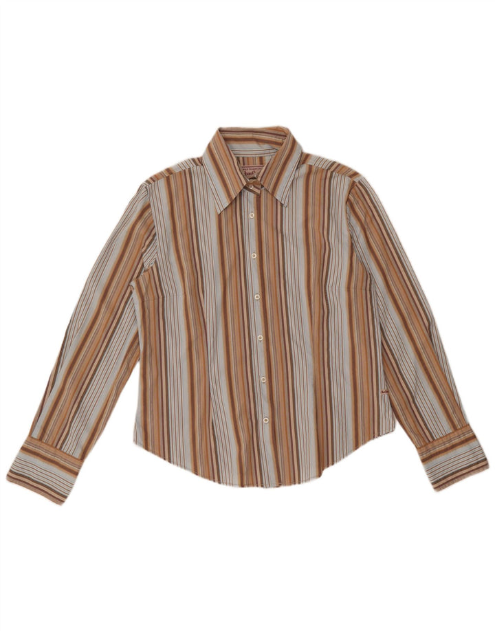 MARLBORO CLASSICS Damska koszula slim fit UK 18 XL w wielokolorowe paski