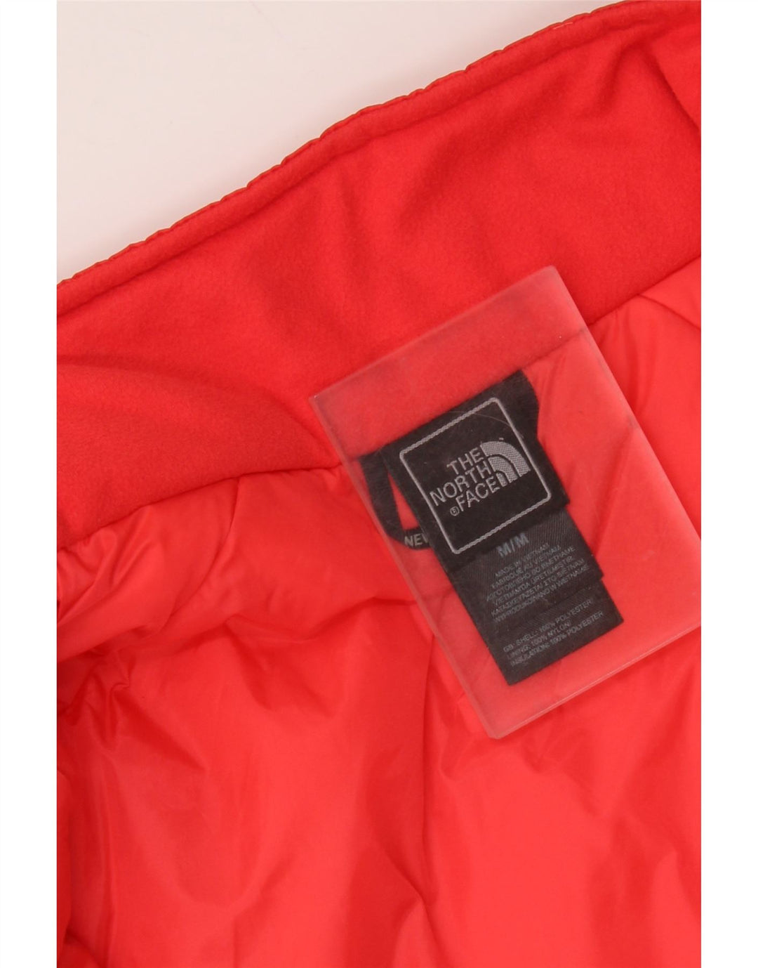 Damska kurtka wiatrówka THE NORTH FACE UK 14, średni czerwony poliester
