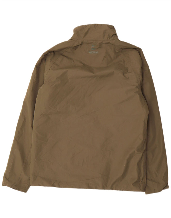Męska kurtka wiatrówka Barbour UK 38, średni khaki, poliester