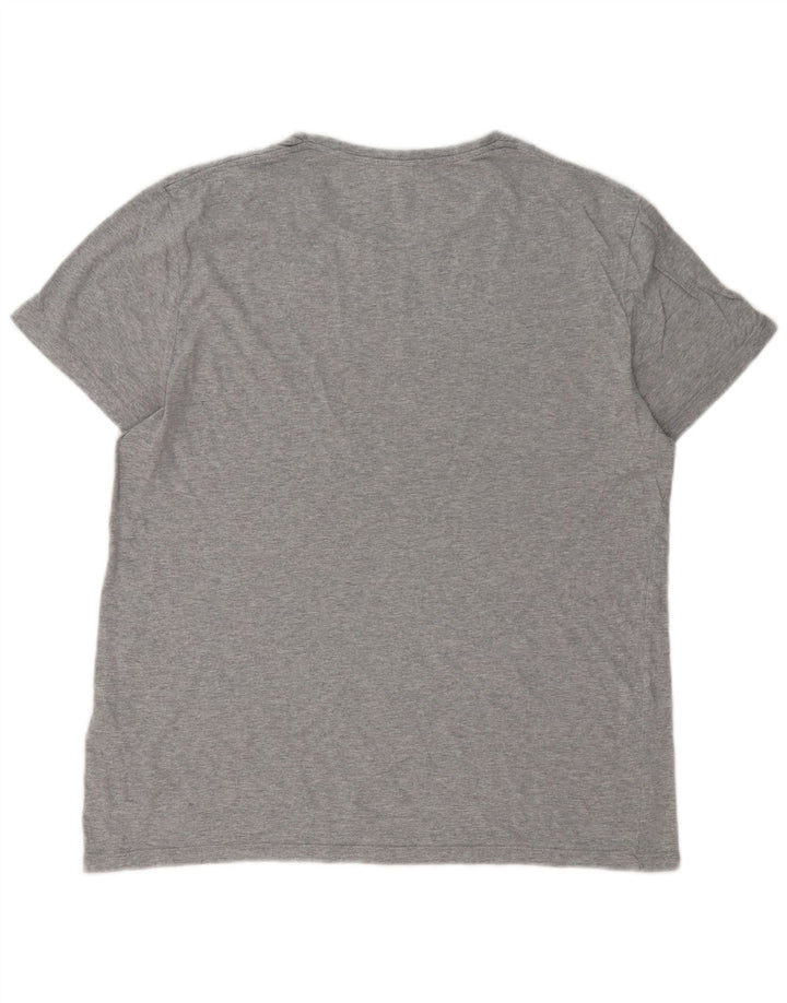 T-shirt męski Jack Wills, średnioszary, bawełniany w cętki