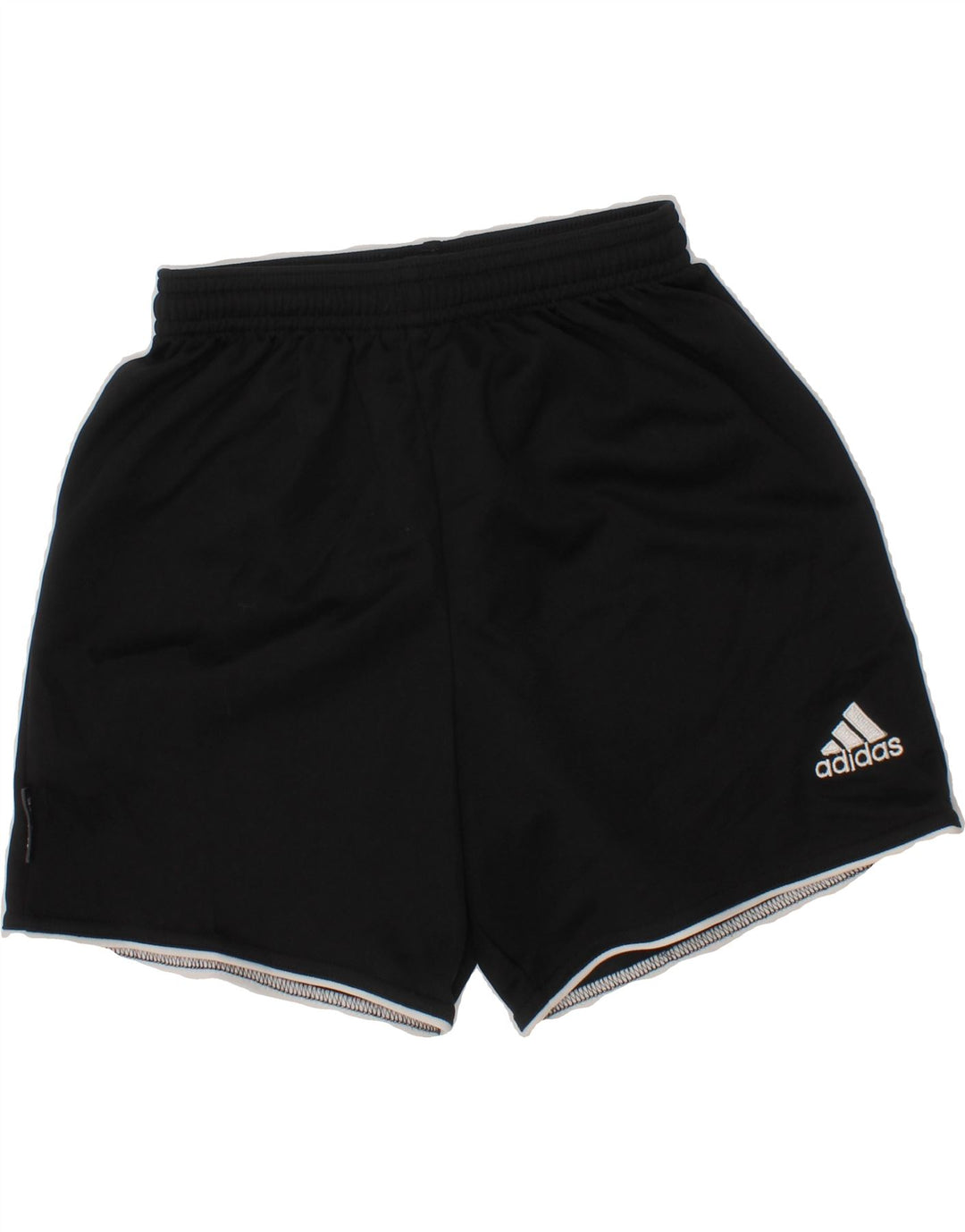 ADIDAS Boys Sport Shorts 9-10 Years Black Polyester Vintage Adidas and Second-Hand Adidas from Messina Hembry 