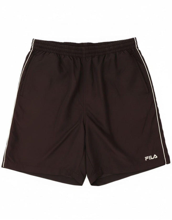 Męskie spodenki sportowe Fila XL, czarny poliester