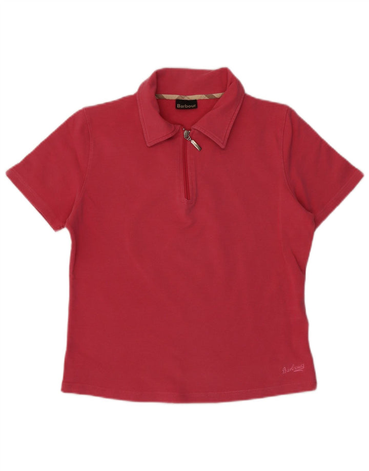 Damska koszulka polo BARBOUR UK 12, średni róż
