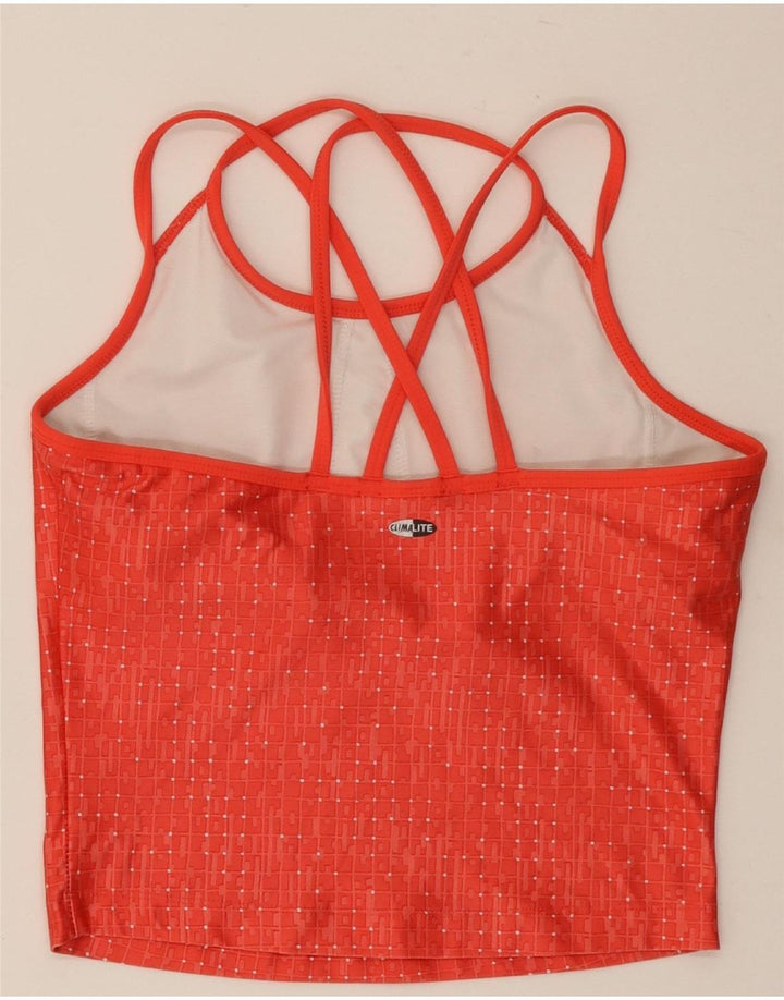 Damska kamizelka Adidas Crop Top UK 8 w małą czerwoną kratkę