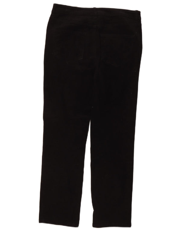 Damskie spodnie sztruksowe Marks & Spencer UK 12 Medium W32 L27 Czarne
