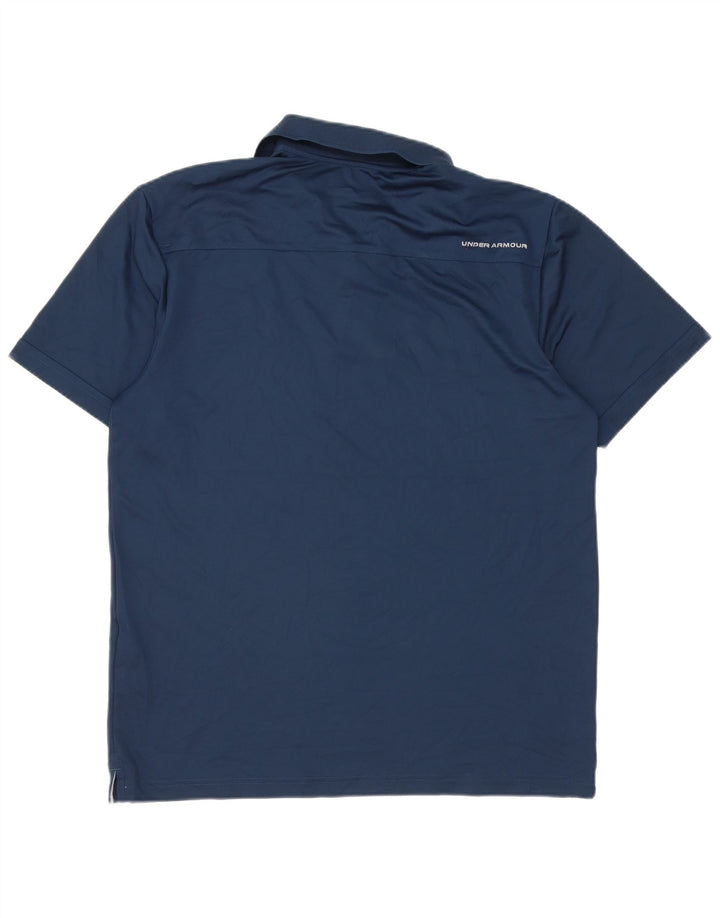 Męska koszulka polo Under Armour Heat Gear, duża, granatowa, z poliestru