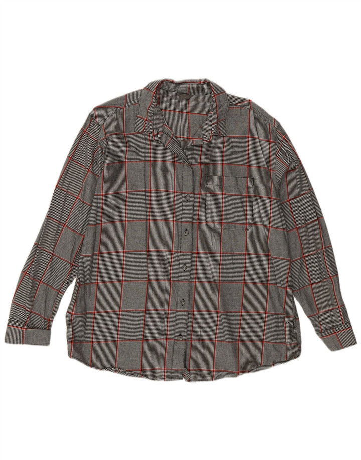 Koszula damska Eddie Bauer UK 16 w dużą szarą kratkę