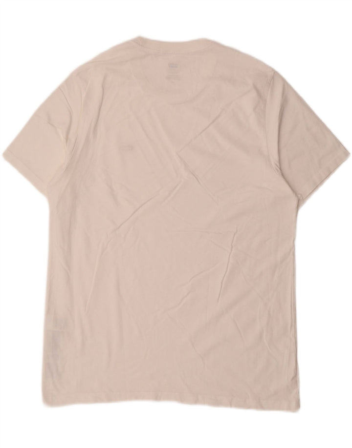 Męski standardowy T-shirt Levi's, duży, biały, bawełniany