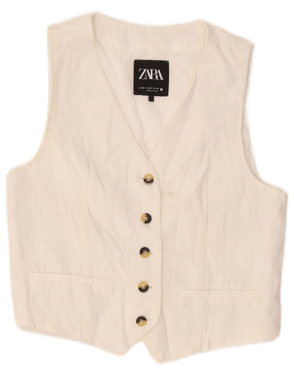 Kamizelka damska Zara UK 6 XS biała