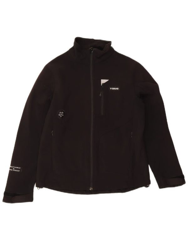 Damska kurtka wiatrówka Brugi UK 10 Small, czarna, poliamid